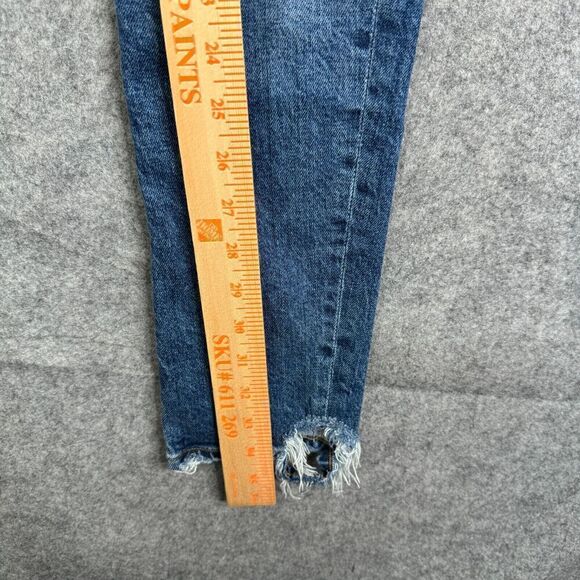 AGOLDE DENIM Toni Slim Ankle Jeans Stratosphere A133F 3002 Distressed Sz 24 - Picture 6 of 12